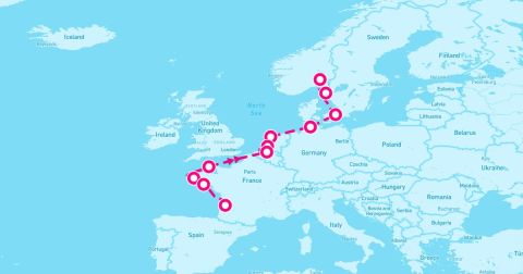 Belle-Ile Cruise Port - 12 Night Northern Europe & The Kiel Canal (Bordeaux To Oslo)