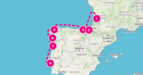 Vigo Cruise Port - 7 Night Yachting Frances & Spains Coastline (Bordeaux To Lisbon)