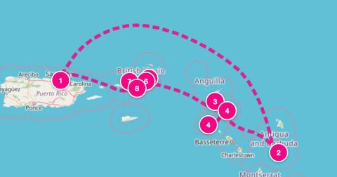 Saba Cruise Port - 8 Night Best Of The Virgin Islands & St. Barths (San Juan Roundtrip)
