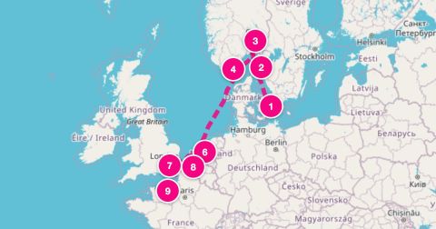 Ijmuiden Cruise Port - 8 Night Scenic Seaways & The Seine (Copenhagen To Le Havre)