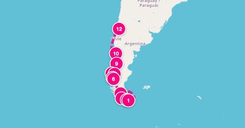 Tortel Cruise Port - 11 Night South America (Puerto Williams To Valparaiso)