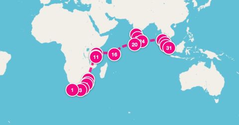 Colombo Cruise Port - 30 Night Safari & Spice Routes (Cape Town To Singapore)