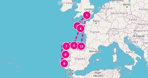 Lorient Cruise Port - Springtime in France, Spain and Portugal