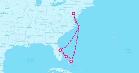 Port Canaveral Cruise Port - 7 Night Bahamas (Baltimore Roundtrip)