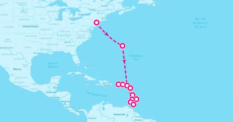 Spanish Town Cruise Port - 16 Night Caribbean: New York Bermuda & Barbados (New York To Bridgetown)