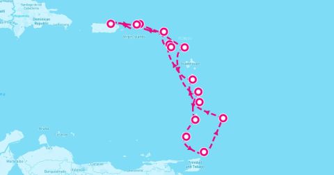 Charlestown Cruise Port - 14 Night Caribbean: San Juan St. Lucia & St. Kitts (San Juan Roundtrip)