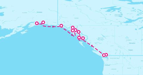 Cruise Endicott Arm Cruise Port - 11 Night Hubbard Glacier Juneau & Ketchikan (Whittier To Vancouver)