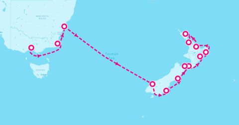 White Bay Sydney Australia Cruise Port - 16 Night New Zealand / Australia (Melbourne To Auckland)