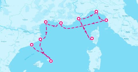 Mahon Cruise Port - 11 Night Grand Prix: France Italy & Spain (Nice To Barcelona)