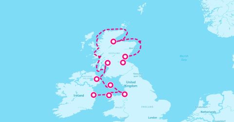 Dundee Cruise Port - 13 Night United Kingdom: Scotland England & Wales (Dublin To Leith-Edinburgh)
