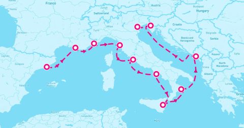 Crotone Cruise Port - 11 Night Italy: Florence Rome & Sorrento (Barcelona To Venice)