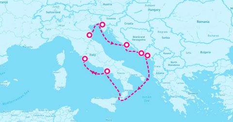 Koper Cruise Port - 7 Night Italy Croatia & The Adriatic (Trieste To Rome)