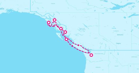 Sitka Cruise Port - 7 Night Brilliant Lady Seattle Mermaiden (Seattle Roundtrip)