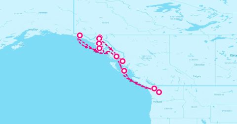 Sitka Cruise Port - 12 Night Inside Passage Alaska & Canadian Coasts (Seattle Roundtrip)