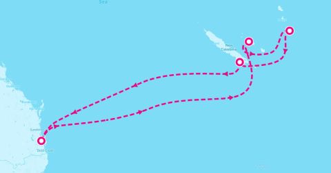 Lifou Isle Cruise Port - 8 Night Vanuatu & New Caledonia (Brisbane Roundtrip)