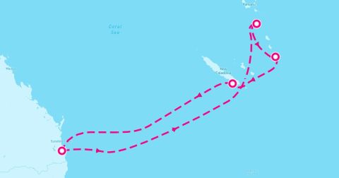Port Vila Cruise Port - 8 Night Vanuatu & New Caledonia (Brisbane Roundtrip)