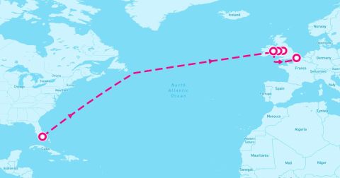 Liverpool Cruise Port - 14 Night Carnival Journeys: Transatlantic Eastbound (Miami To Dover)