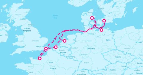 Amsterdam Cruise Port - 9 Night Northern Europe (Dover Roundtrip)
