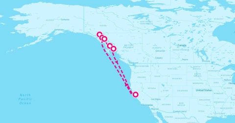 Skagway Cruise Port - 10 Night Alaska Inside Passage & Glacier (San Francisco Roundtrip)