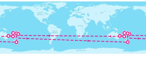 Bounty Islands Cruise Port - 14 Night Fiji & South Pacific (Brisbane Roundtrip)