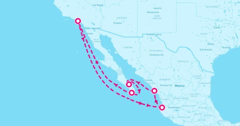 La Paz Cruise Port - 8 Night Mexican Riviera (Los Angeles Roundtrip)