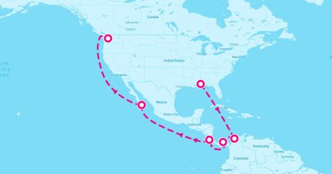 Mobile Cruise Port - 16 Night Carnival Journeys: Panama Canal Westbound (Mobile To Seattle)