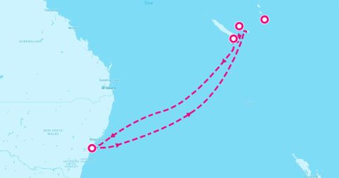 Lifou Isle Cruise Port - 8 Night South Pacific (Sydney Roundtrip)