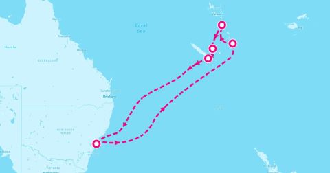 Lifou Isle Cruise Port - 10 Night Vanuatu & New Caledonia (Sydney Roundtrip)