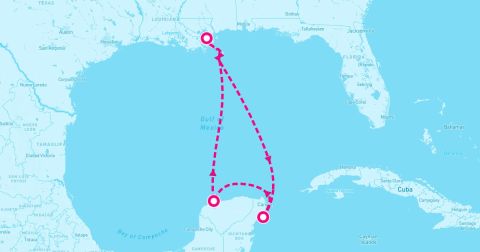 Progreso Cruise Port - 5 Night Western Caribbean (New Orleans Roundtrip)