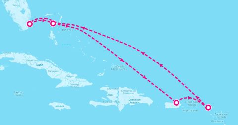 Miami Cruise Port - 7 Night San Juan St. Maarten & Perfect Day (Miami Roundtrip)