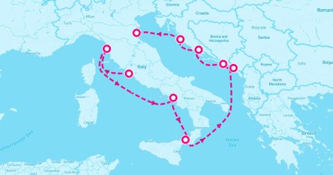 Messina Cruise Port - 11 Night Best Of Italy & Croatia (Rome To Ravenna)