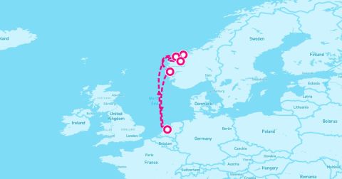 Molde Cruise Port - 7 Night Norwegian Fjords (Amsterdam Roundtrip)