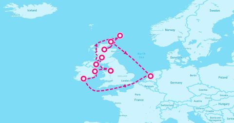 Cork Cruise Port - 13 Night British Isles (Amsterdam Roundtrip)