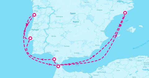 Porto Cruise Port - 9 Night Spain Portugal & Morocco (Barcelona Roundtrip)