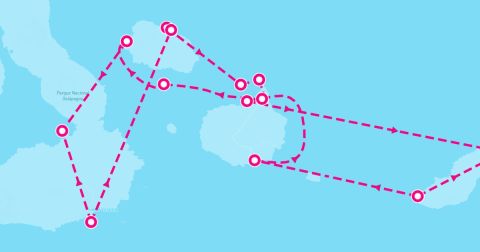 Bartolome Island Cruise Port - 7 Night Galapagos Inner Loop (Baltra Roundtrip)