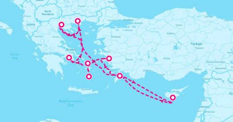 Kavala Cruise Port - 10 Night Greece & Turkey (Athens Roundtrip)