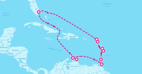 Port Of Spain Cruise Port - 14 Night Circle Caribbean (Ft. Lauderdale Roundtrip)