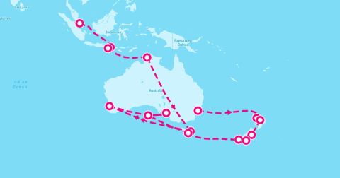 Cruise Great Australian Bight Cruise Port - 32 Night Australia & Southeast Asia (Sydney To Singapore)