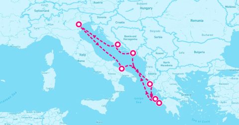 Argostoli Cruise Port - 7 Night Eastern Mediterranean (Venice-Marghera Roundtrip)