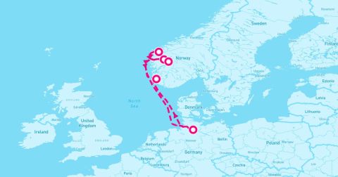 Vik Cruise Port - 7 Night Norwegian Fjords (Hamburg Roundtrip)