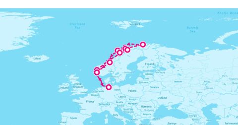 Bodo Cruise Port - 14 Night Norwegian Fjords (Hamburg Roundtrip)