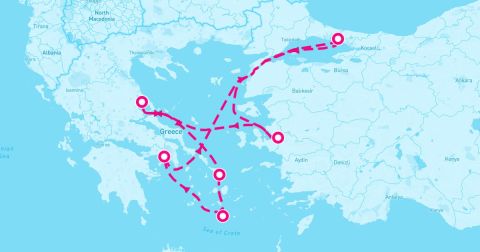 Izmir Cruise Port - 7 Night Eastern Mediterranean (Athens Roundtrip)