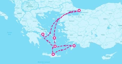 Iraklion Cruise Port - 7 Night Eastern Mediterranean (Istanbul Roundtrip)