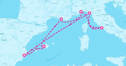 La Spezia Cruise Port - 7 Night Western Mediterranean (Marseille Roundtrip)