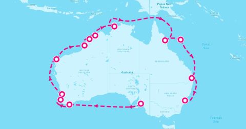 Albany Cruise Port - 22 Night Round Australia (Adelaide To Sydney)