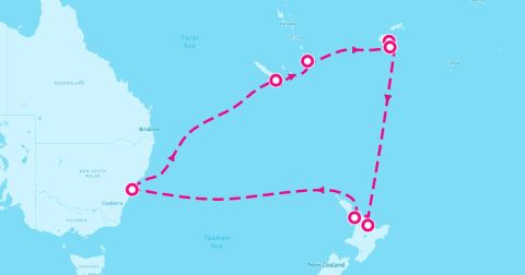 Tauranga Cruise Port - 15 Night Fiji & New Zealand (Sydney Roundtrip)