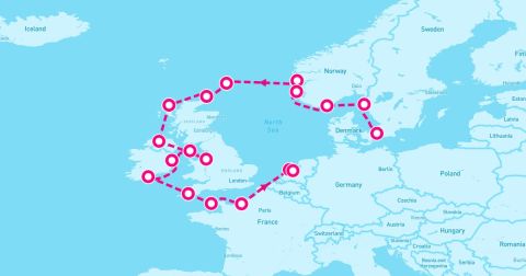 Fowey Cruise Port - 18 Night Baltics & Northern Europe (Copenhagen To Amsterdam)