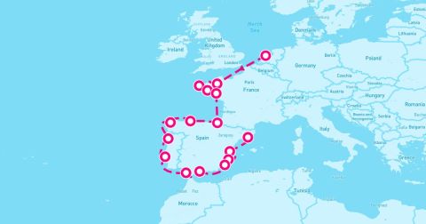 Montoir-De-Bretagne Cruise Port - 18 Night Baltics & Northern Europe (Amsterdam To Barcelona)