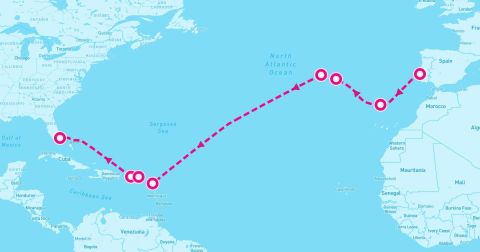 Horta Cruise Port - 15 Night Transoceanic (Lisbon To Ft. Lauderdale)