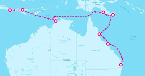 Port Moresby Cruise Port - 14 Night Asia (Brisbane To Bali)